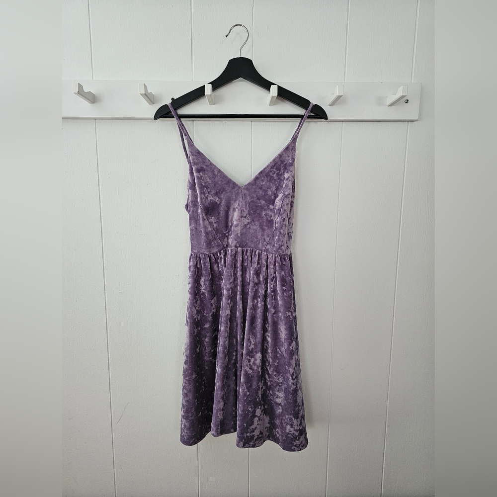 Dusty lavender velvet dress | Size XL